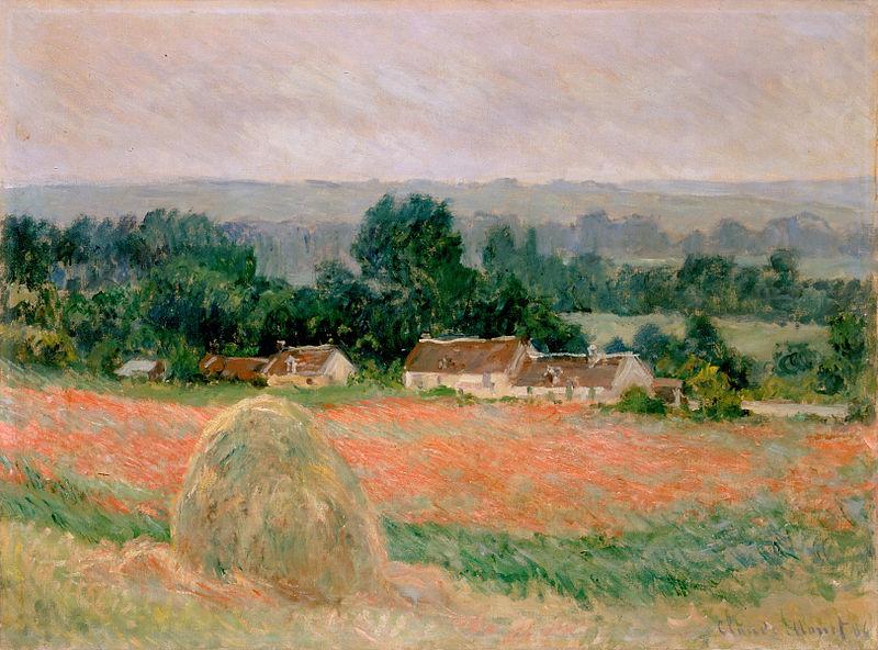 Claude Monet Haystack at Giverny oil painting image